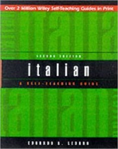 Italian Self Teaching book cover