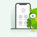 Duolingo app graphics