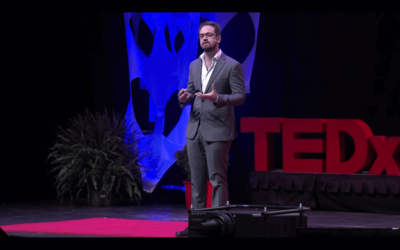 Gabriel Wyner giving a TEDx talk